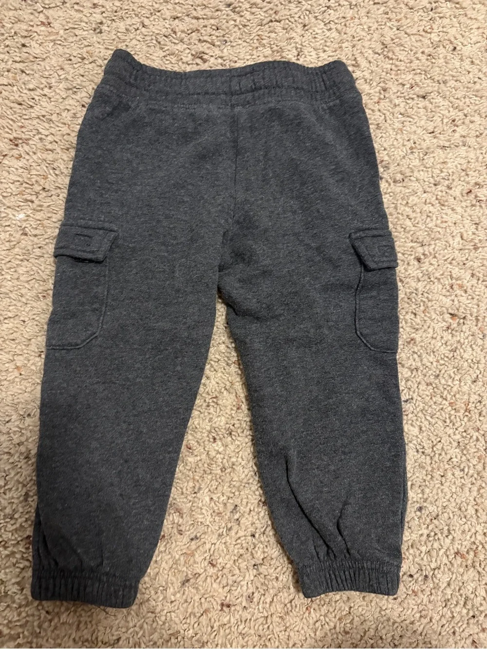 Lands' End Dark Gray Cargo Jogger Sweatpants